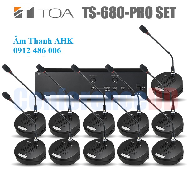 Hệ thống âm thanh hội thảo Toa TS-680