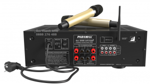 Amply Paramax có sẵn 2 micro không dây SA-999 Air Plus