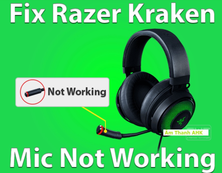Micro Razer Kraken không hoạt động - 7 bước dễ dàng để giải cứu