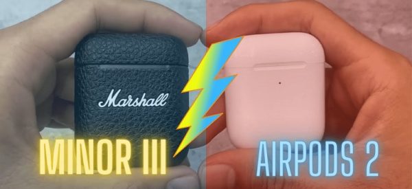 So sánh Marshall Minor 3 vs Apple Airpod 2