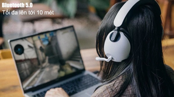 Micro Boom Trên Tai Nghe Sony Inzone H7 kết nối nhanh chóng
