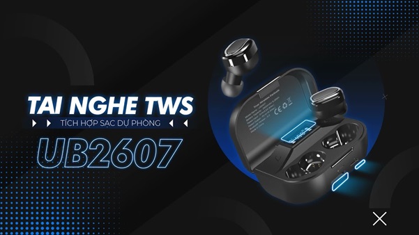 Tai nghe Energizer TWS - UB2607 cao cấp