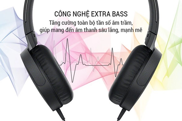 Tai nghe Sony MDR-XB550AP công nghệ cao